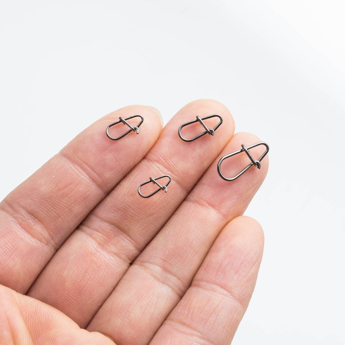 Dr.Fish 50pcs Black Crankbait Snaps 31-88lb - Dr.Fish Tackles