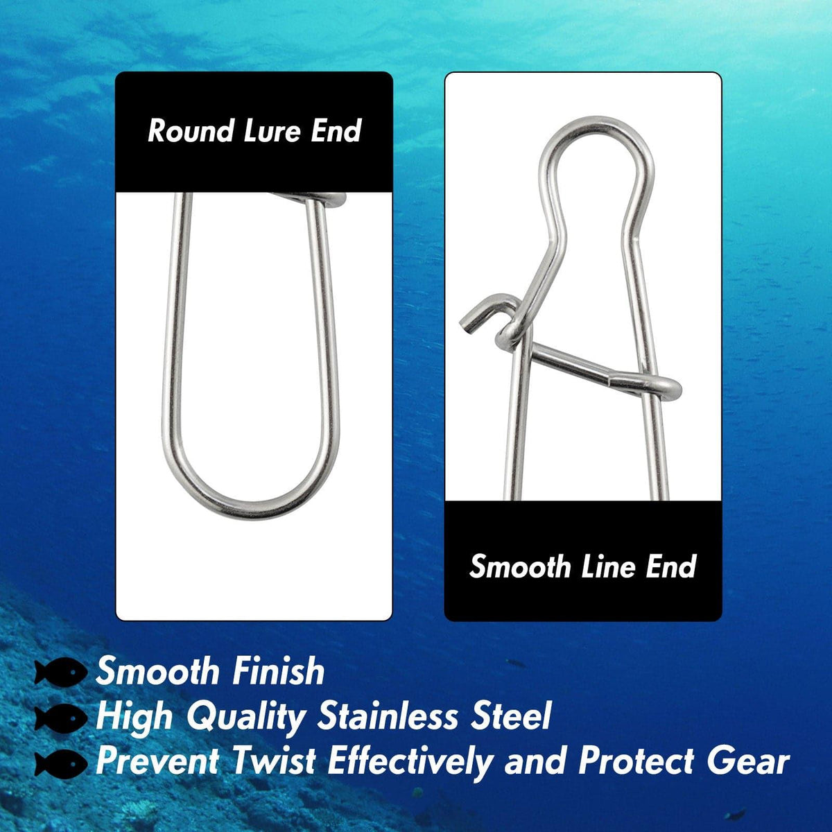 Dr.Fish 100pcs Duolock Snaps Kit - Dr.Fish Tackles