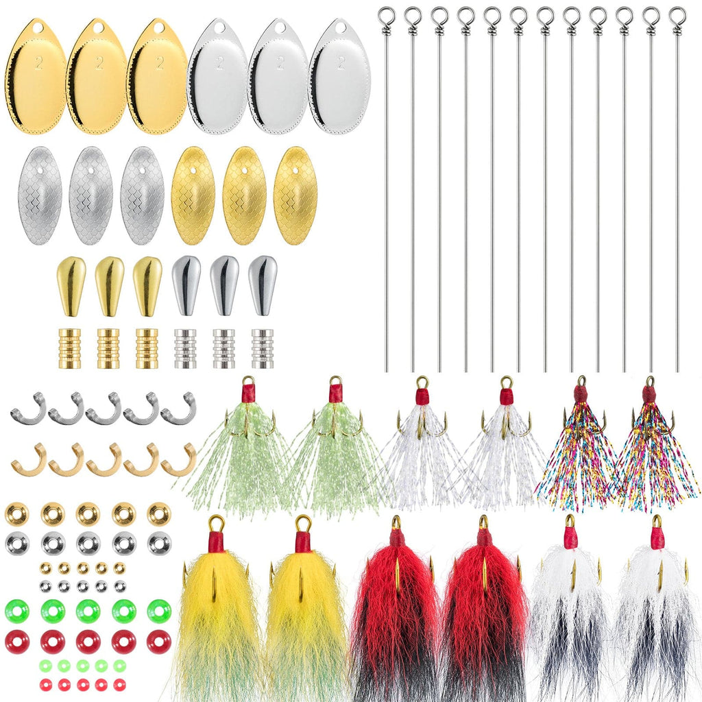 Fishing Spinner Lure Making Kit Fos Hair & Teaser Hooks - Dr.Fish – Dr.Fish  Tackles