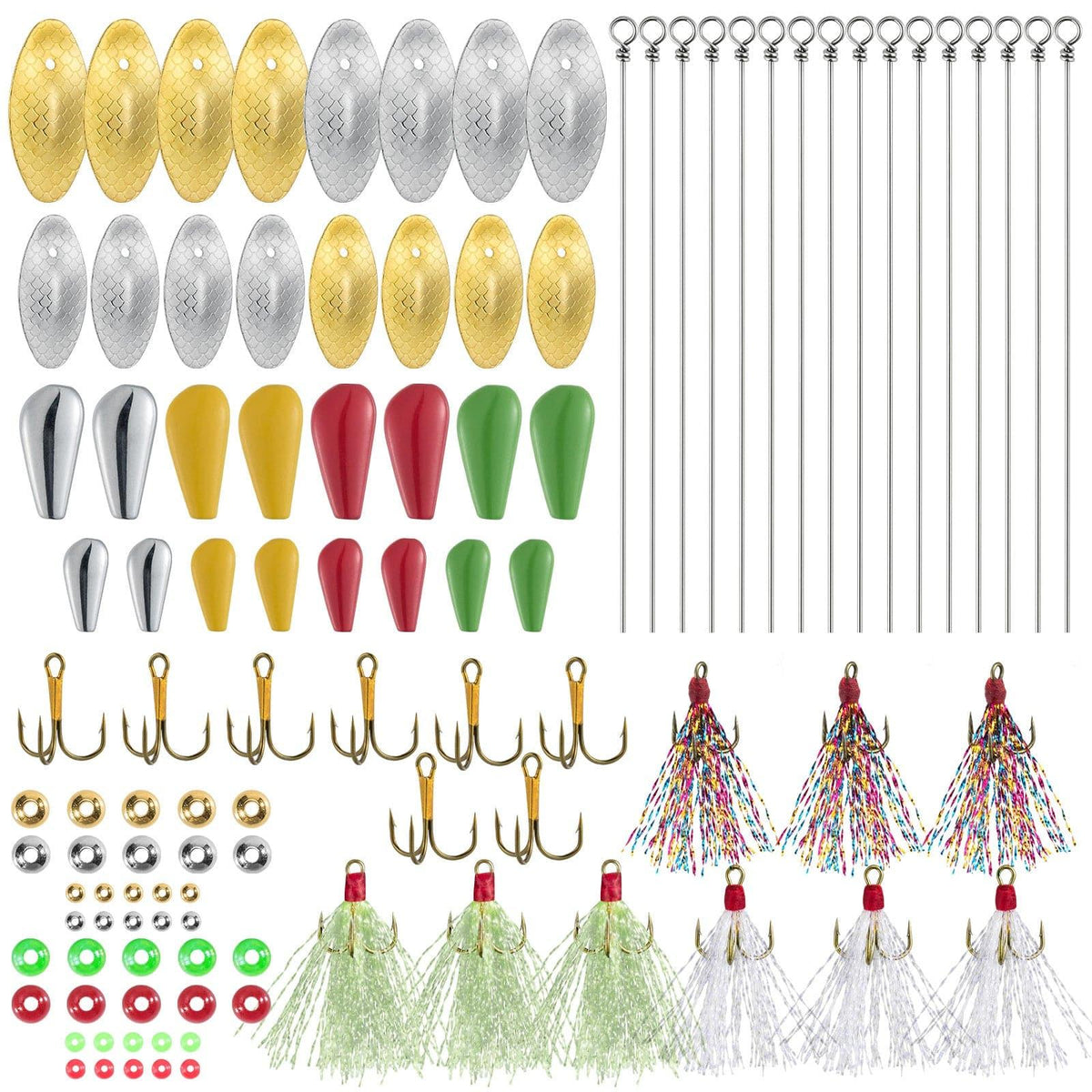 Dr.Fish 105pcs Spinner Making Kit - Dr.Fish Tackles