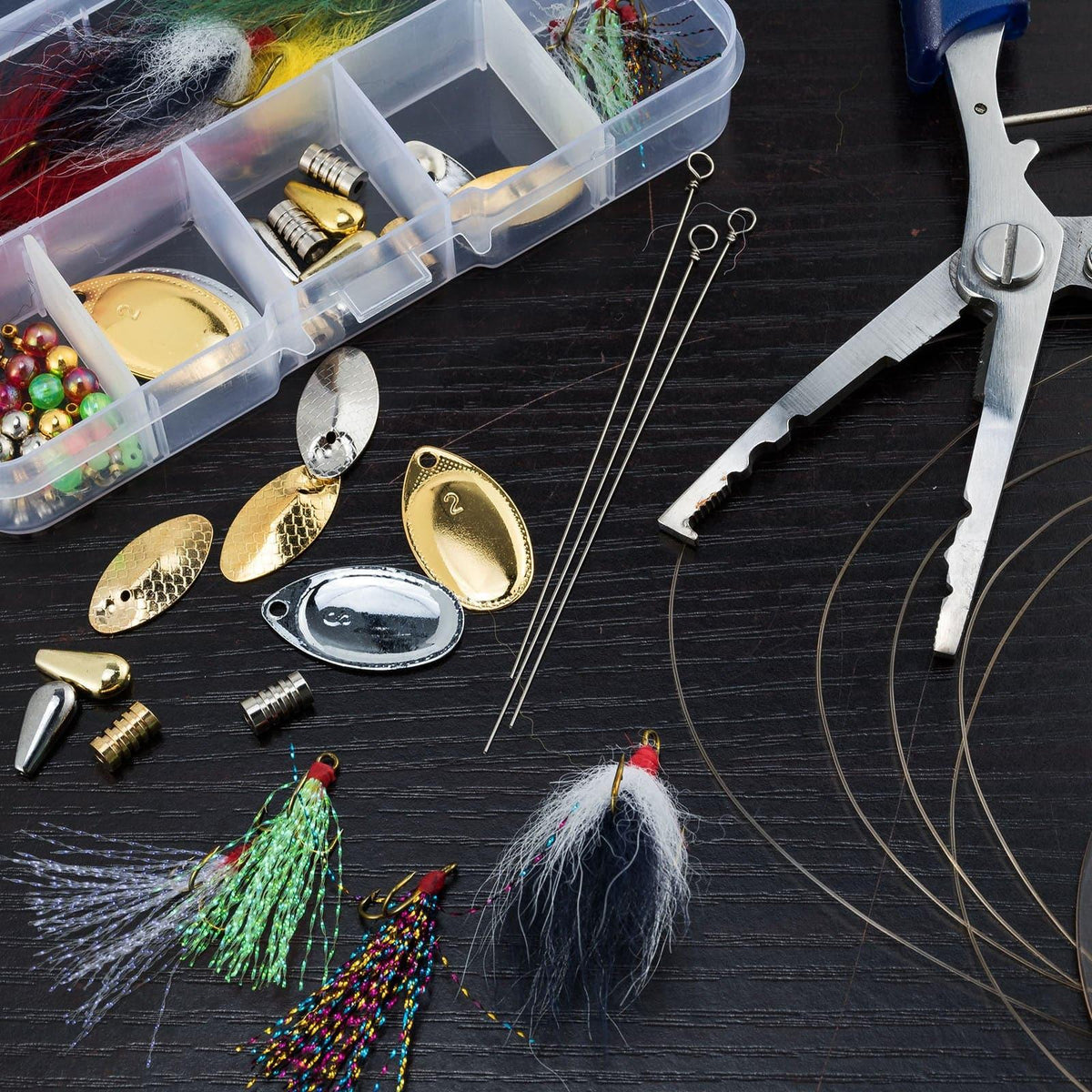 Dr.Fish 98pcs Spinner Making Kit - Dr.Fish Tackles