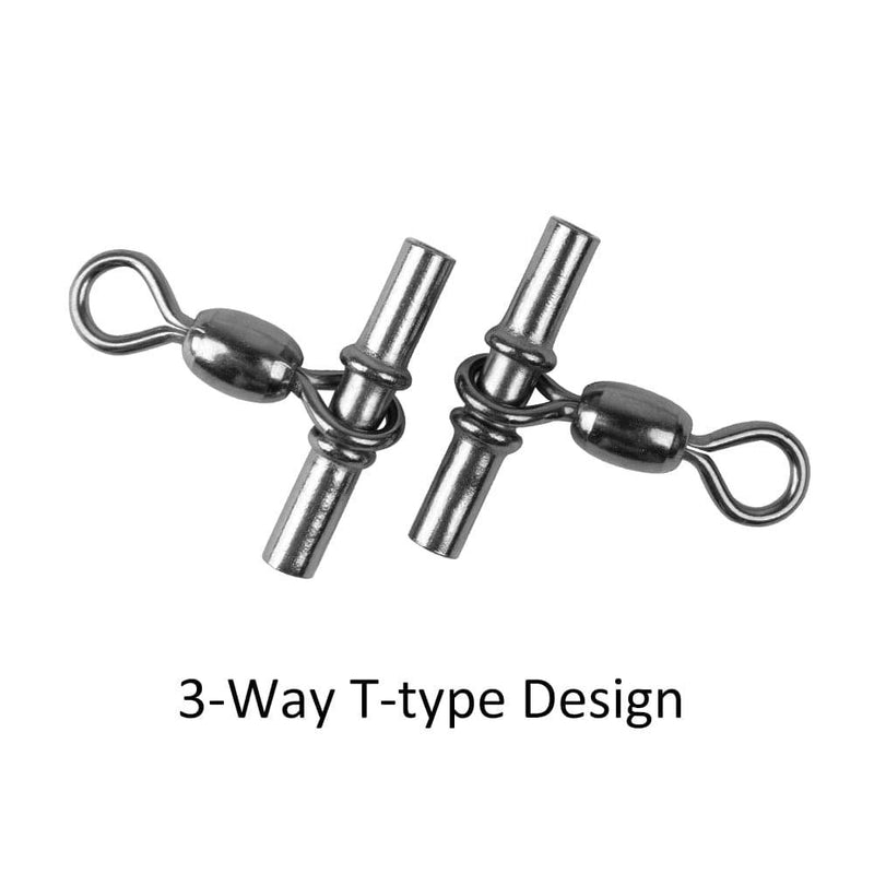 Dr.Fish 20pcs Cross-line Crane Swivels 77-165lb - Dr.Fish Tackles