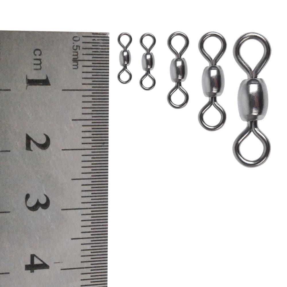 Dr.Fish 50pcs Barrel Swivels 30-165lb - Dr.Fish Tackles