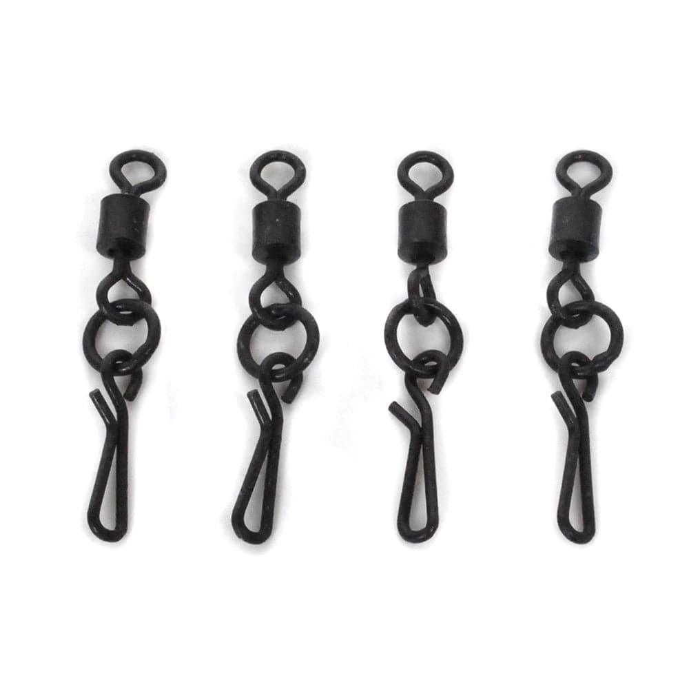 Dr.Fish 50pcs Rolling Barrel Swivels Snaps 1.2'' - Dr.Fish Tackles