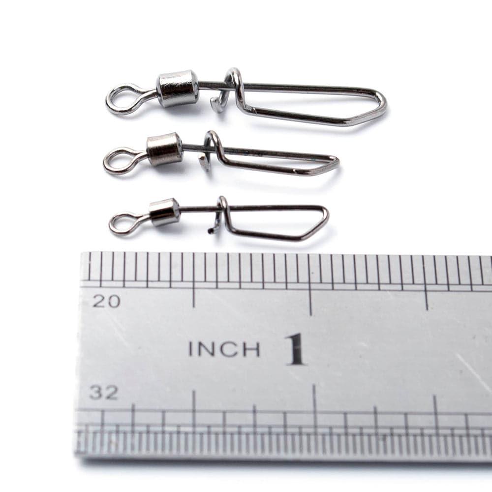Dr.Fish 20pcs Rolling Swivel with T Shape Snap 40-75lb - Dr.Fish Tackles