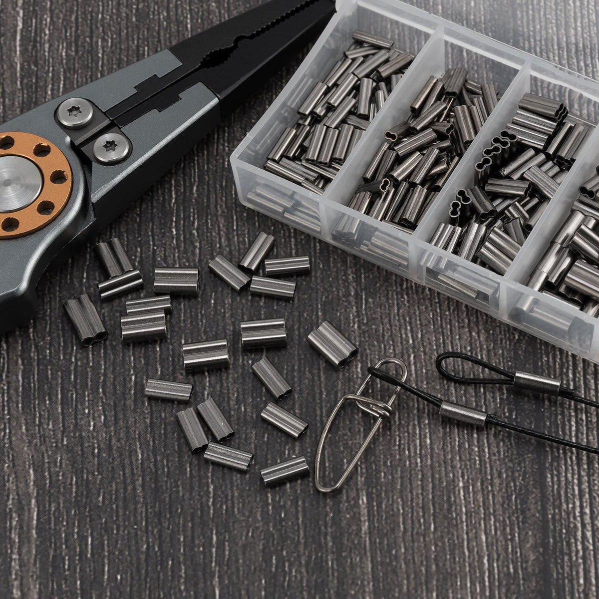 Dr.Fish Double Barrel Crimp Sleeves Kit - Dr.Fish Tackles