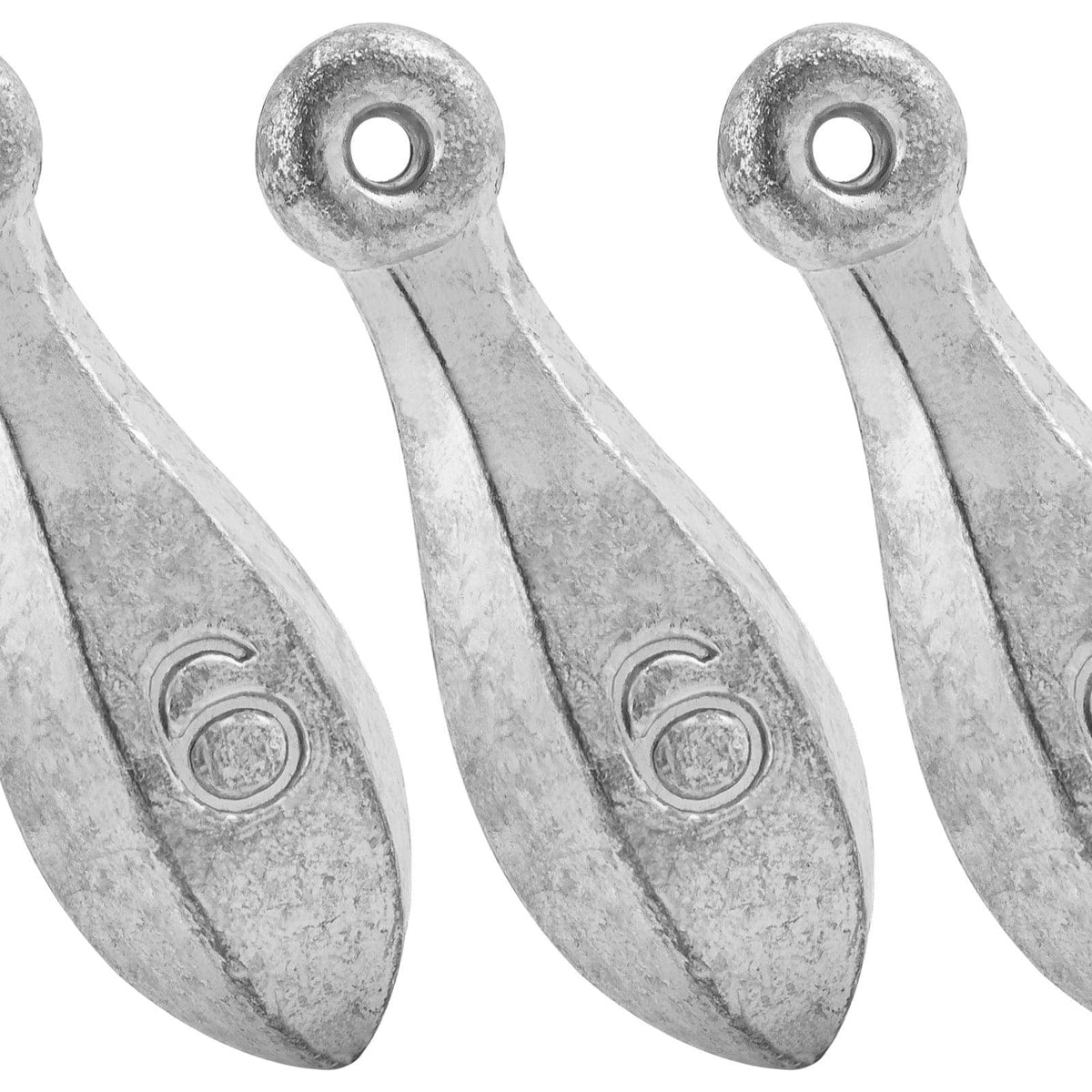 Dr.Fish 5pcs Bank Sinkers 1 to 8oz - Dr.Fish Tackles