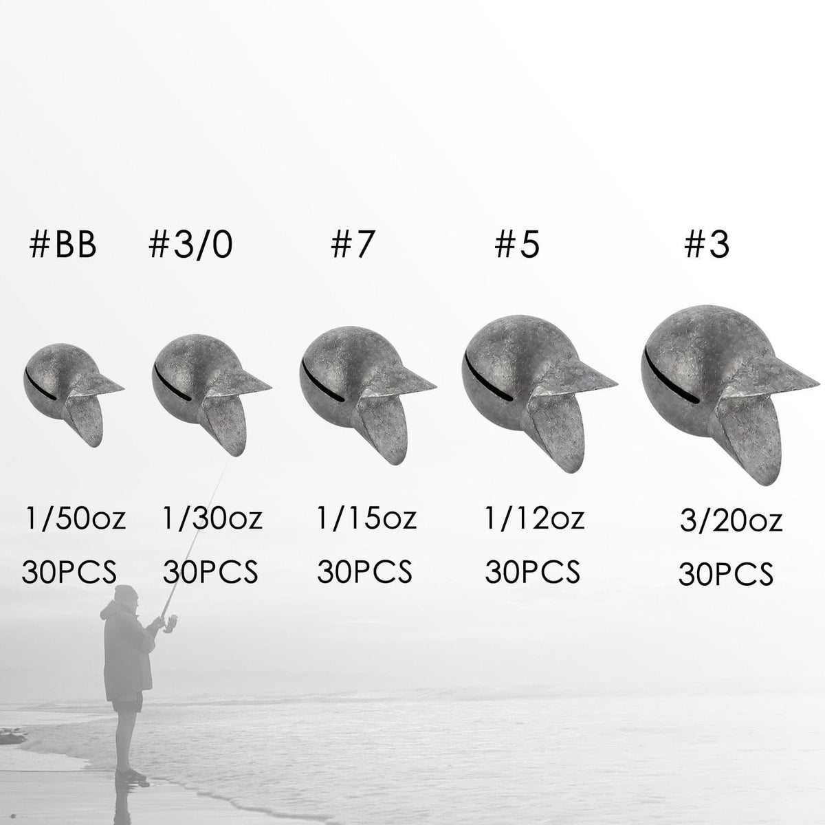 Dr.Fish Lot Split Shot Weights Kit - Dr.Fish Tackles