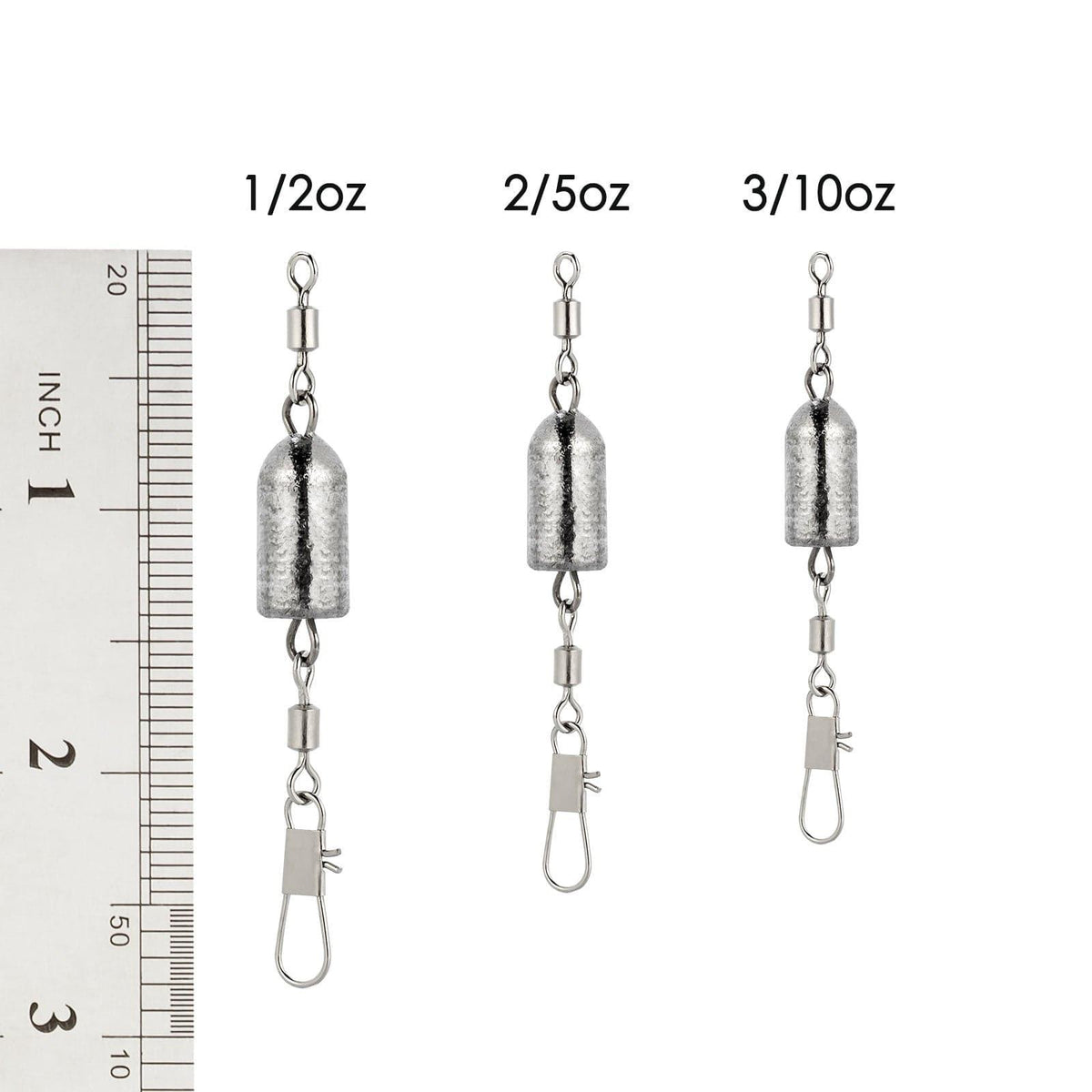 Dr.Fish Weighted Swivel Snap 3/10oz-1/2oz - Dr.Fish Tackles