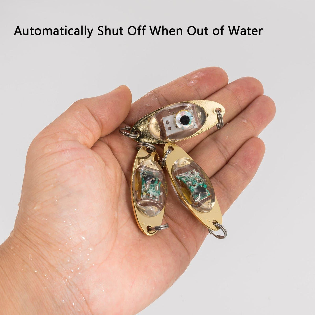 Dr.Fish 5pcs Oval LED Fishing Lures