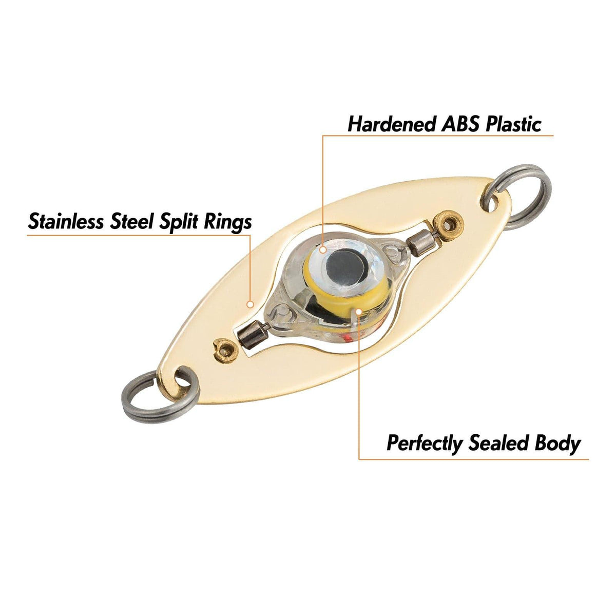 Dr.Fish 5pcs Rotatable Round Eye LED Lures - Dr.Fish Tackles
