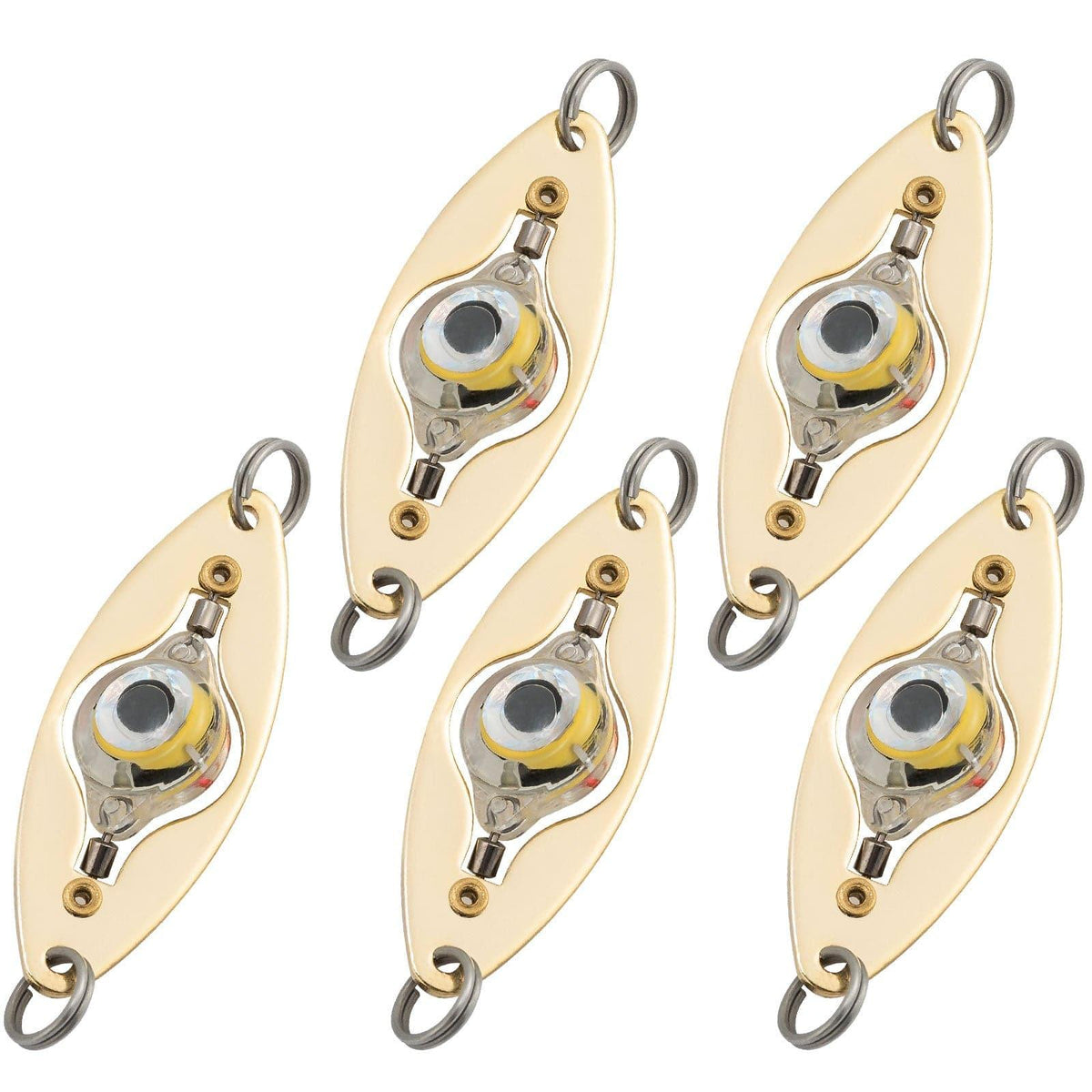Dr.Fish 5pcs Rotatable Round Eye LED Lures - Dr.Fish Tackles