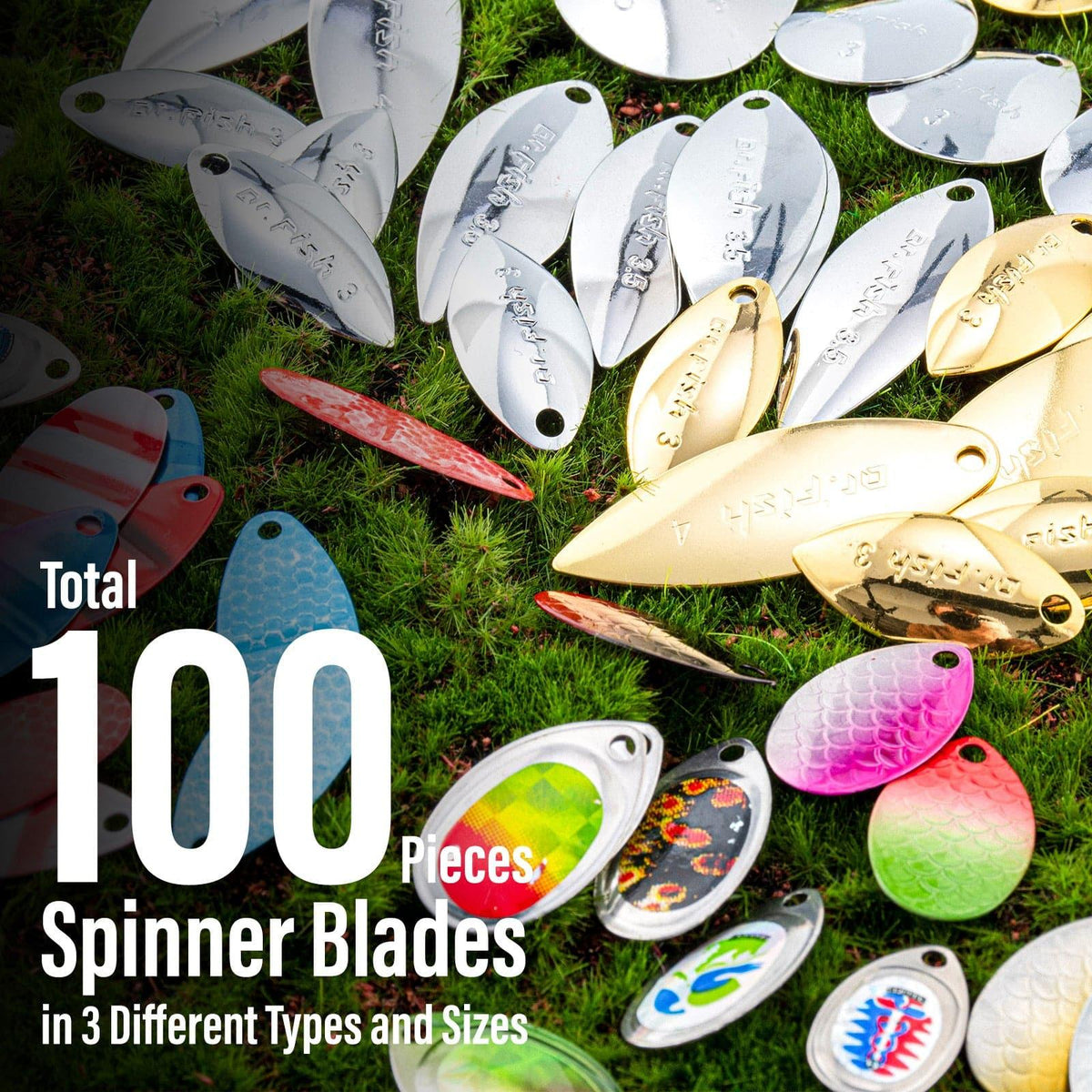 Dr.Fish 1410pcs Spinner Making Kit