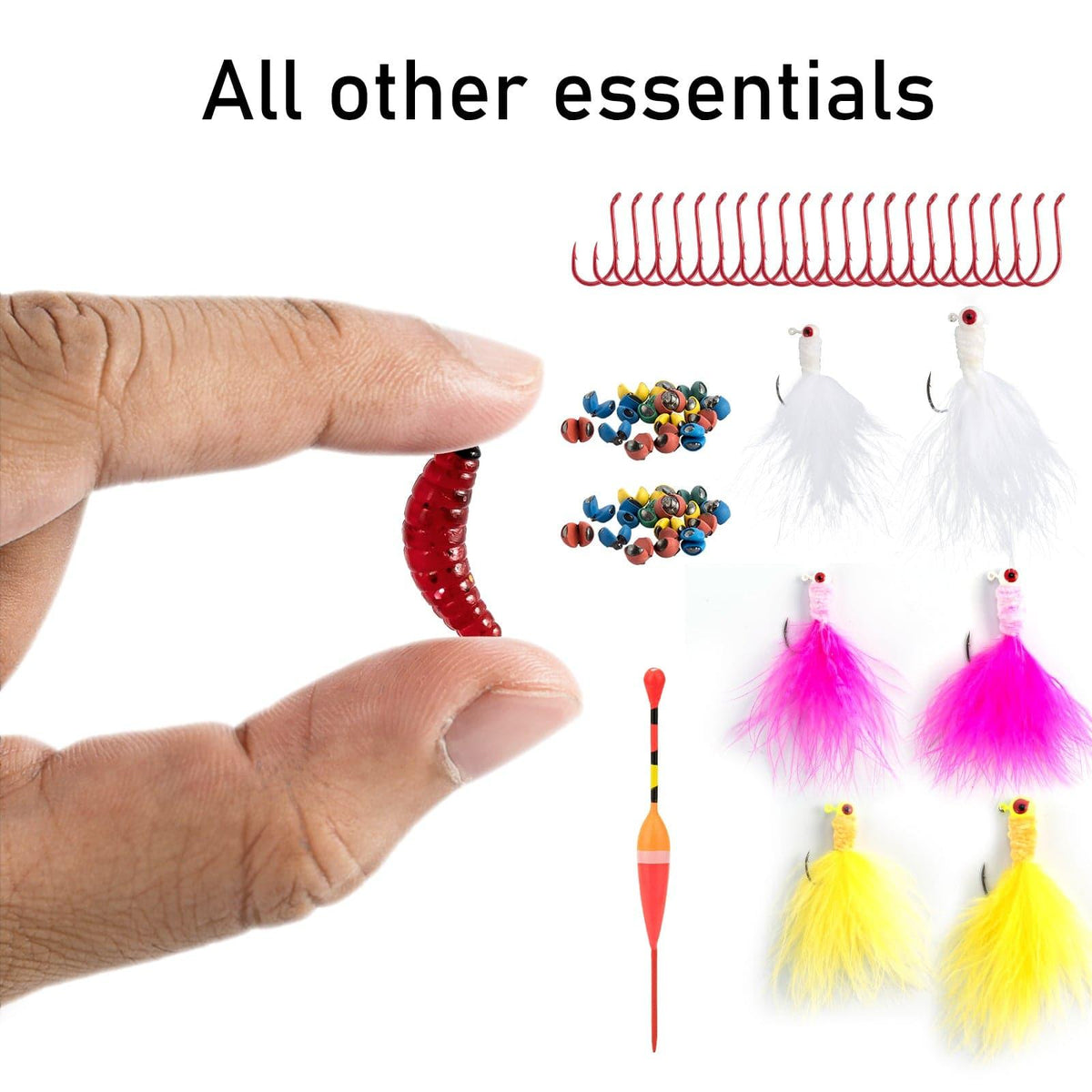 Dr.Fish 132pcs Ice Fishing Lures Kit - Dr.Fish Tackles