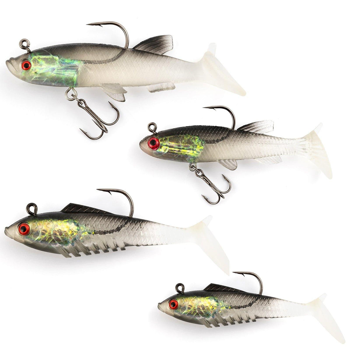 Dr.Fish Spinners and Weighted Shad Lures Kit - Dr.Fish Tackles
