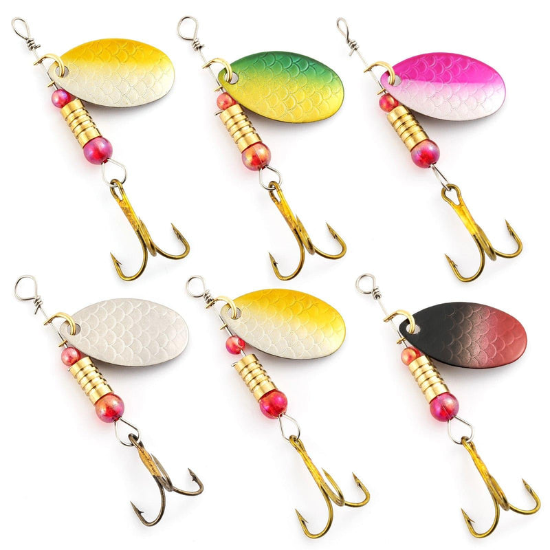 Dr.Fish 12pcs Spinners Minnows Crankbaits Kit - Dr.Fish Tackles