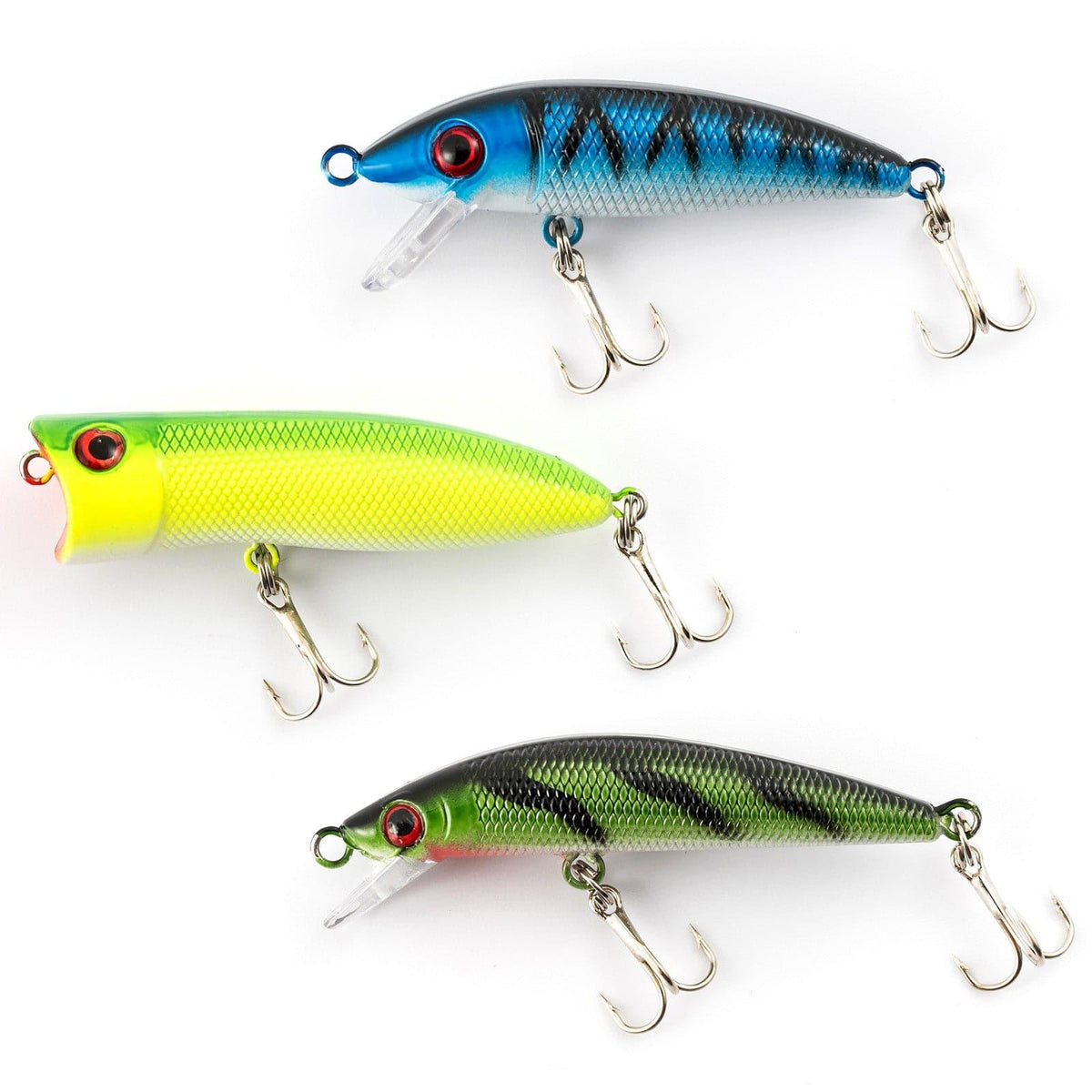 Dr.Fish 12pcs Spinners Minnows Crankbaits Kit - Dr.Fish Tackles