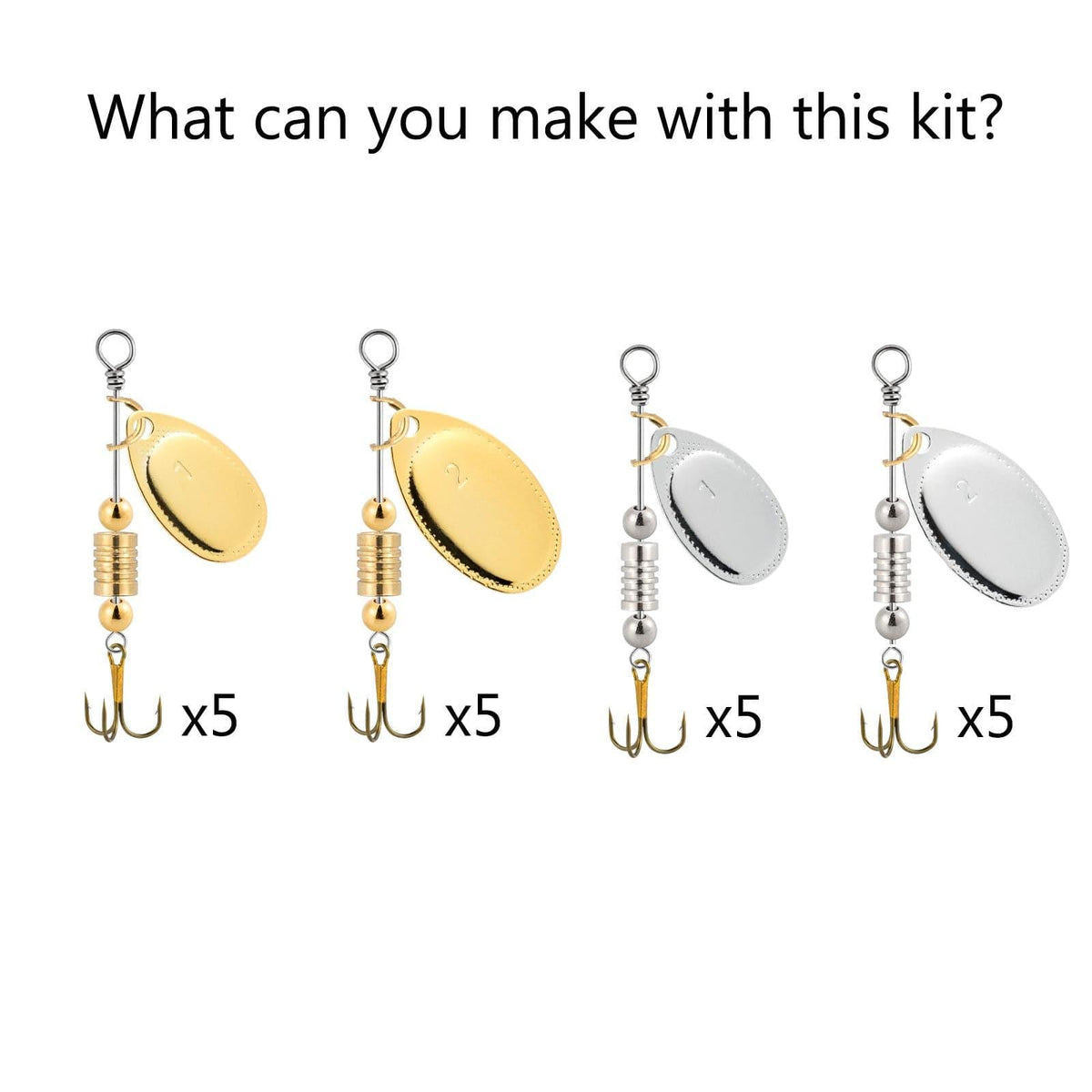 Dr.Fish 140pcs Spinner Making Kit - B4 - Dr.Fish Tackles
