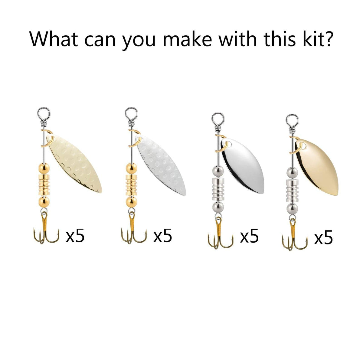 Dr.Fish 140pcs Spinner Making Kit - B5 - Dr.Fish Tackles