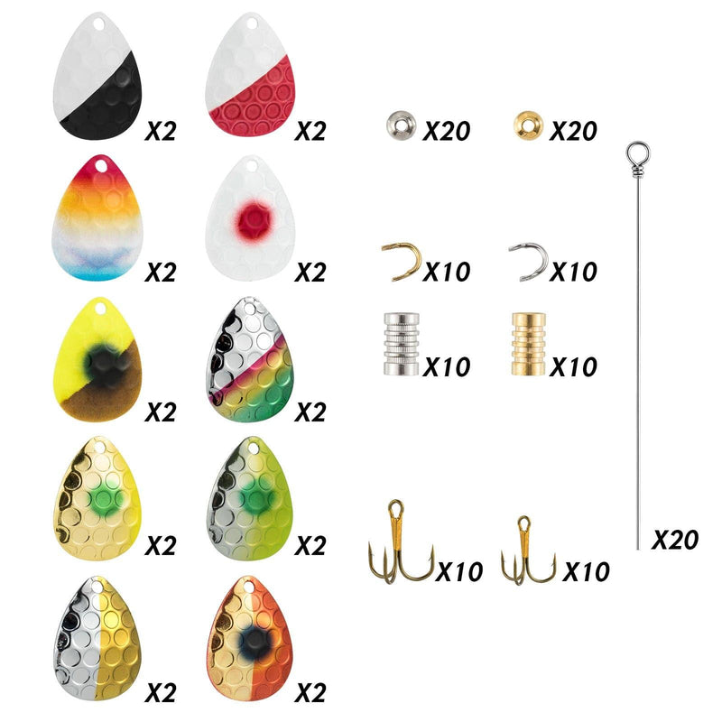 Dr.Fish 140pcs Spinner Making Kit - B9 - Dr.Fish Tackles
