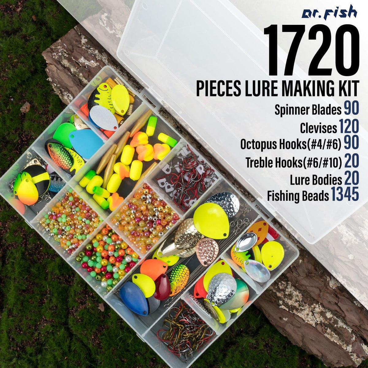Dr.Fish 1721pcs Spinner Making Kit - Dr.Fish Tackles