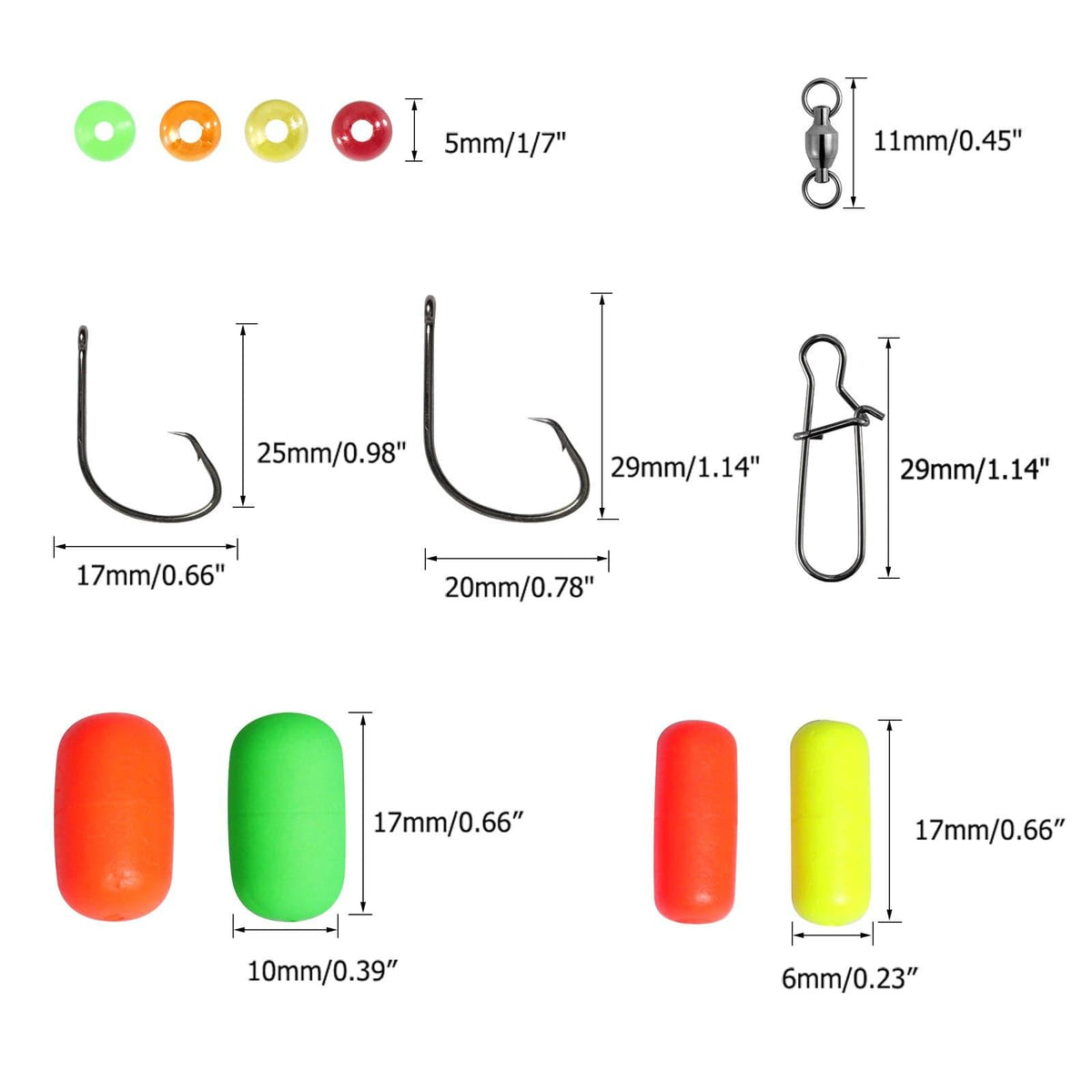 Dr.Fish 200pcs Pompano Rig Making Kit - E1 - Dr.Fish Tackles