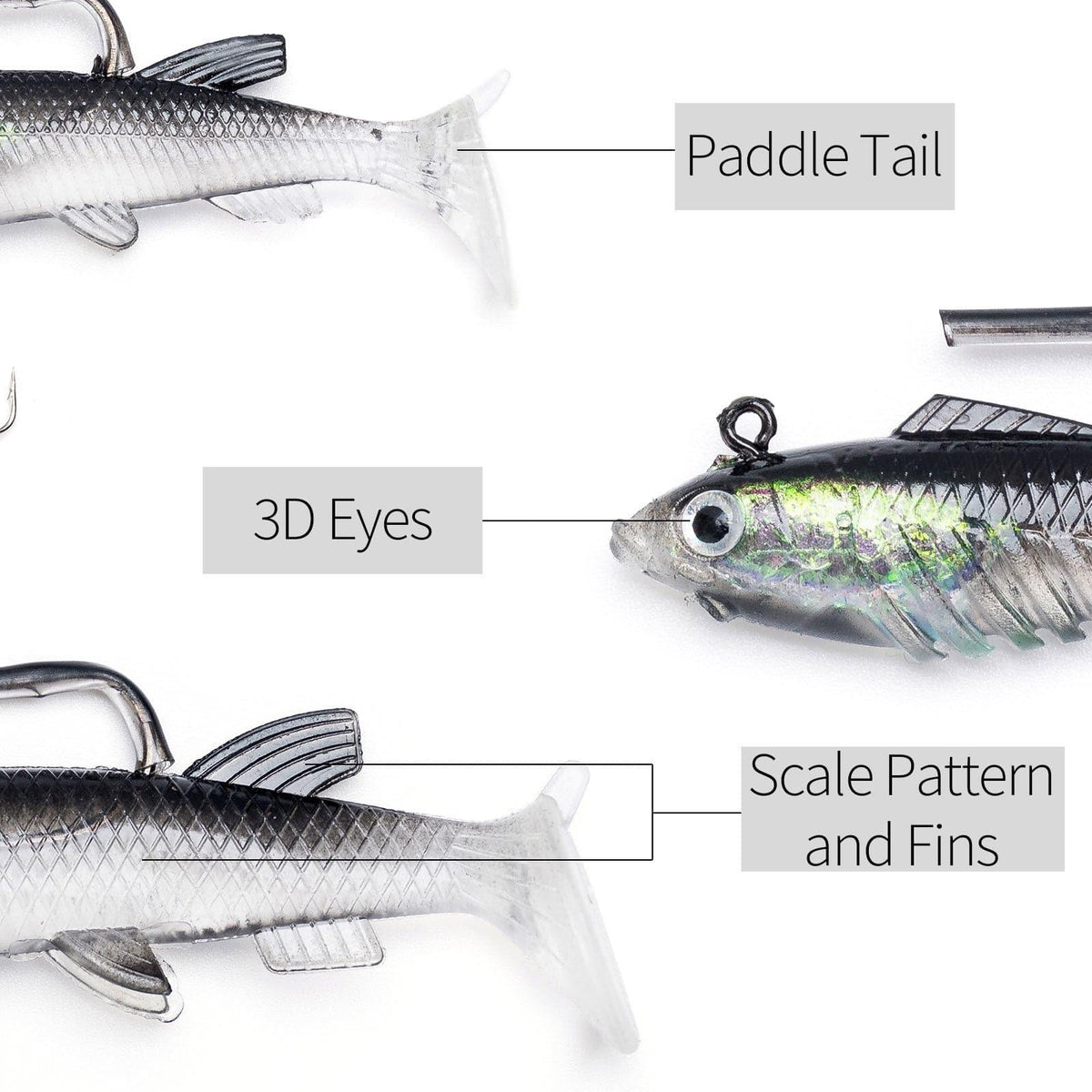 Dr.Fish 60pcs Spinners Spoons Hardbaits Kit - Dr.Fish Tackles