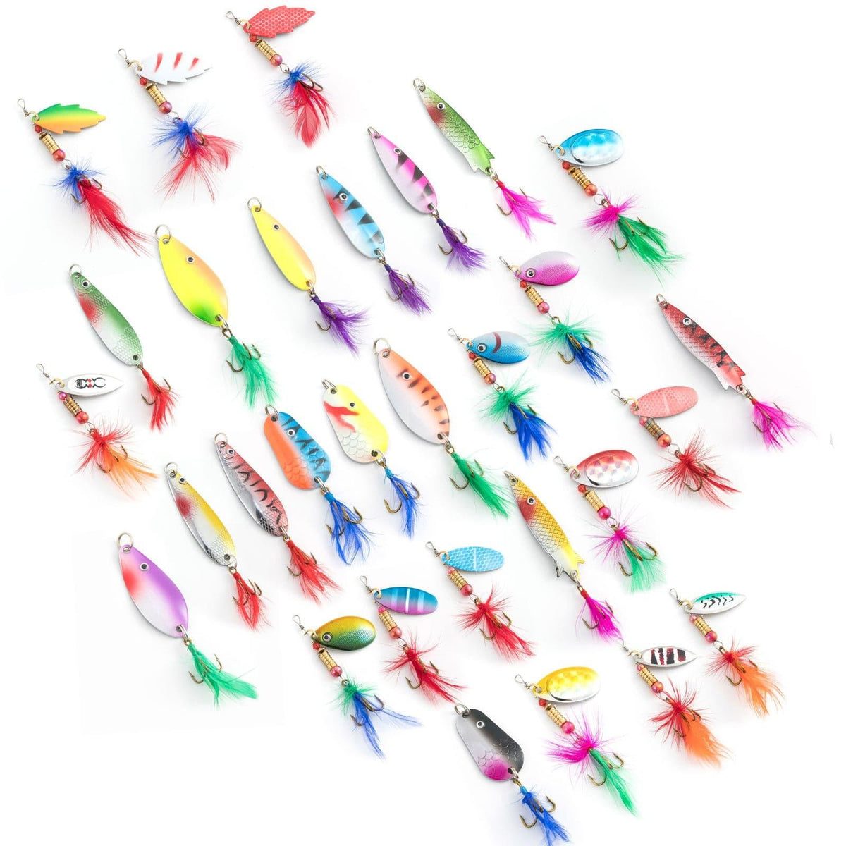 Dr.Fish Spinners and Spoons Kit Rooster Tail - Dr.Fish Tackles