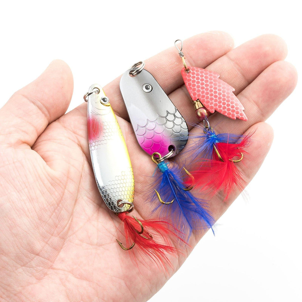 Dr.Fish Spinners and Spoons Kit Rooster Tail - Dr.Fish Tackles