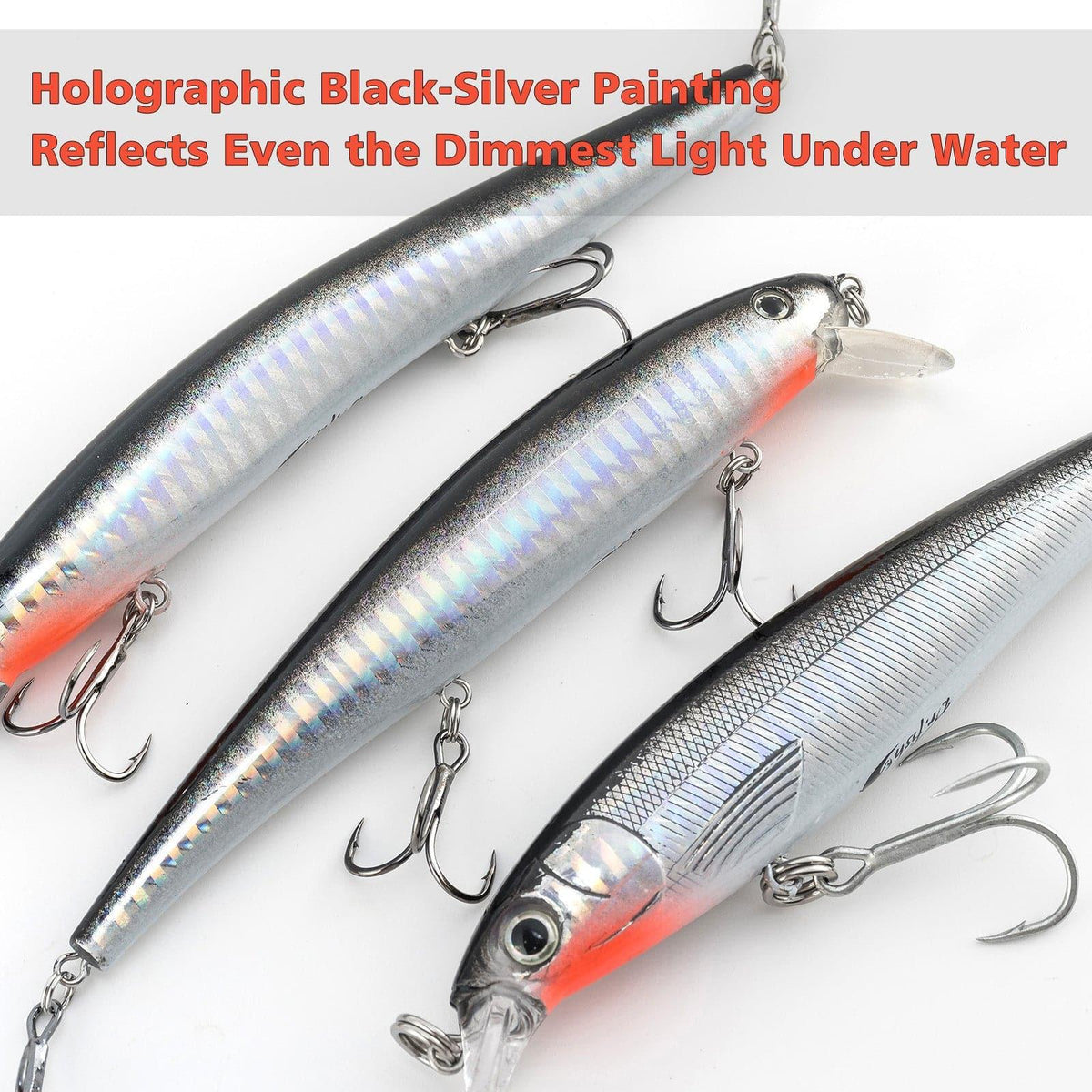 Dr.Fish 6pcs Minnow Lures Kit - Dr.Fish Tackles