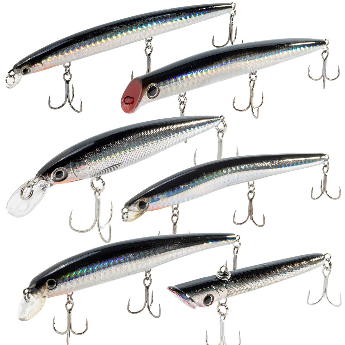 Dr.Fish 6pcs Minnow Lures Kit - Dr.Fish Tackles