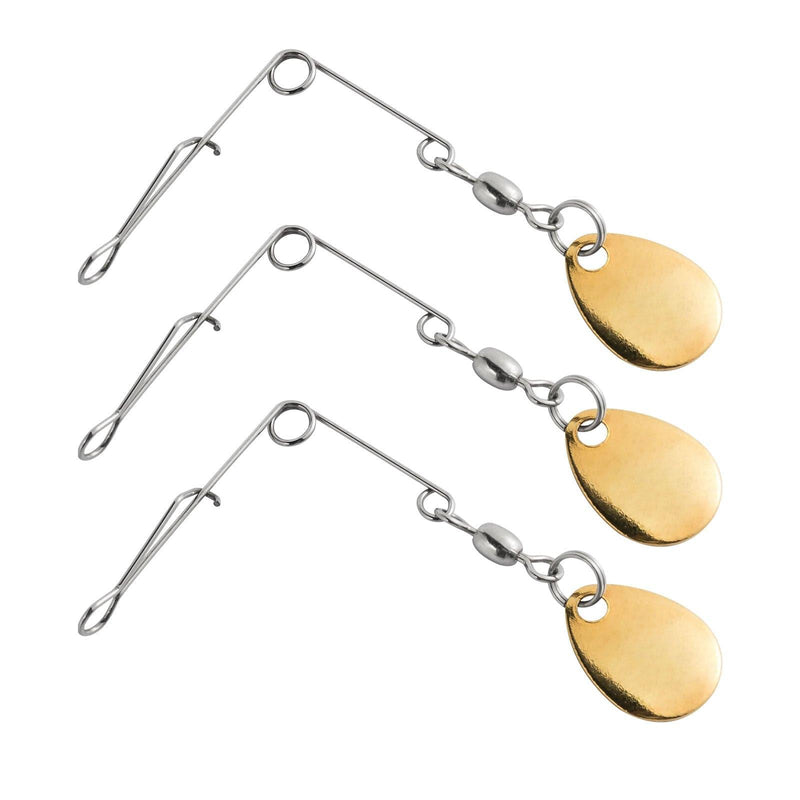 Dr.Fish 20pcs Spinnerbait Arms Silver Gold - Dr.Fish Tackles