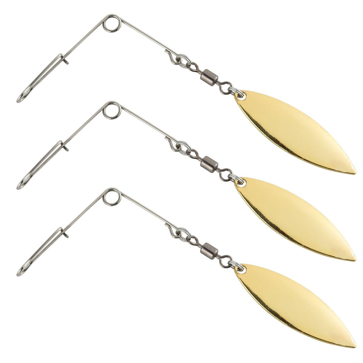 Dr.Fish 20pcs Spinnerbait Arms Silver Gold - Dr.Fish Tackles