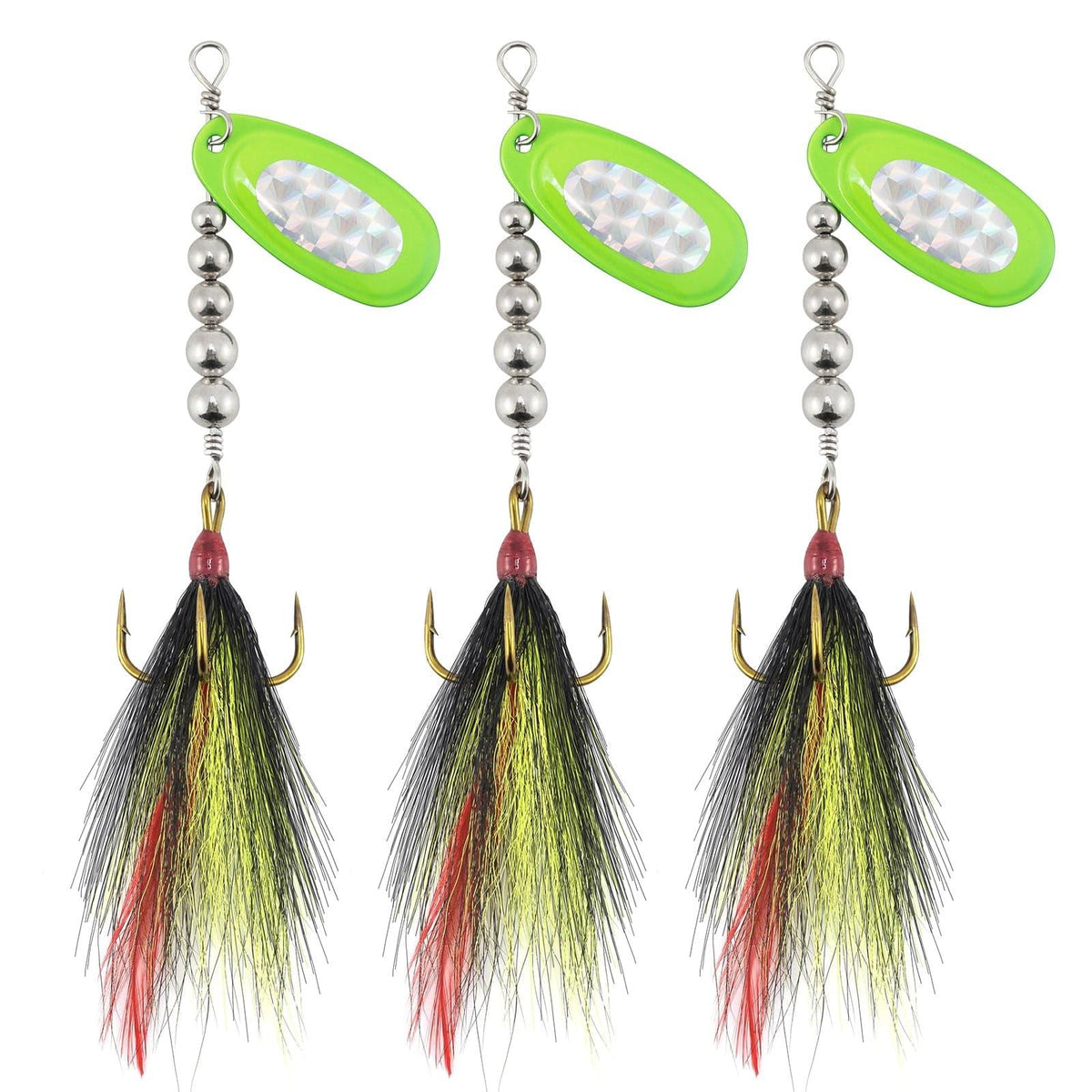 Dr.Fish 3pcs Musky Spinner Lures - Dr.Fish Tackles
