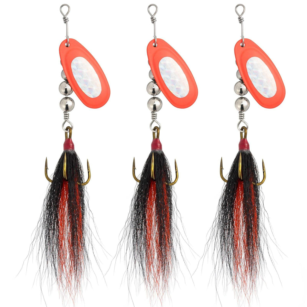 Dr.Fish 3pcs Musky Spinner Lures - Dr.Fish Tackles