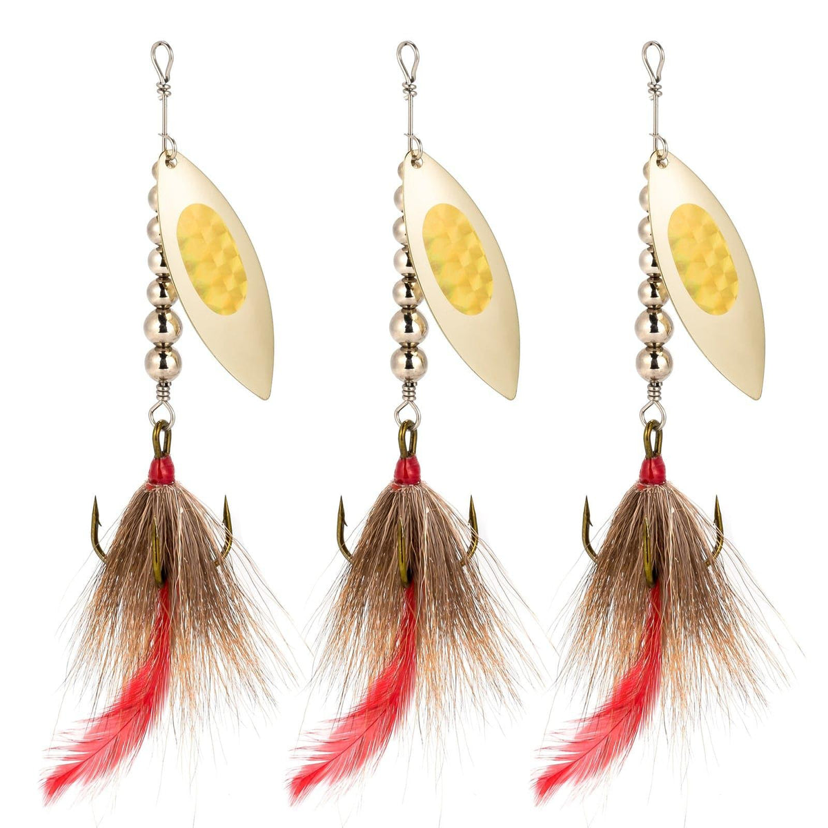 Dr.Fish 3pcs Musky Spinner Lures - Dr.Fish Tackles