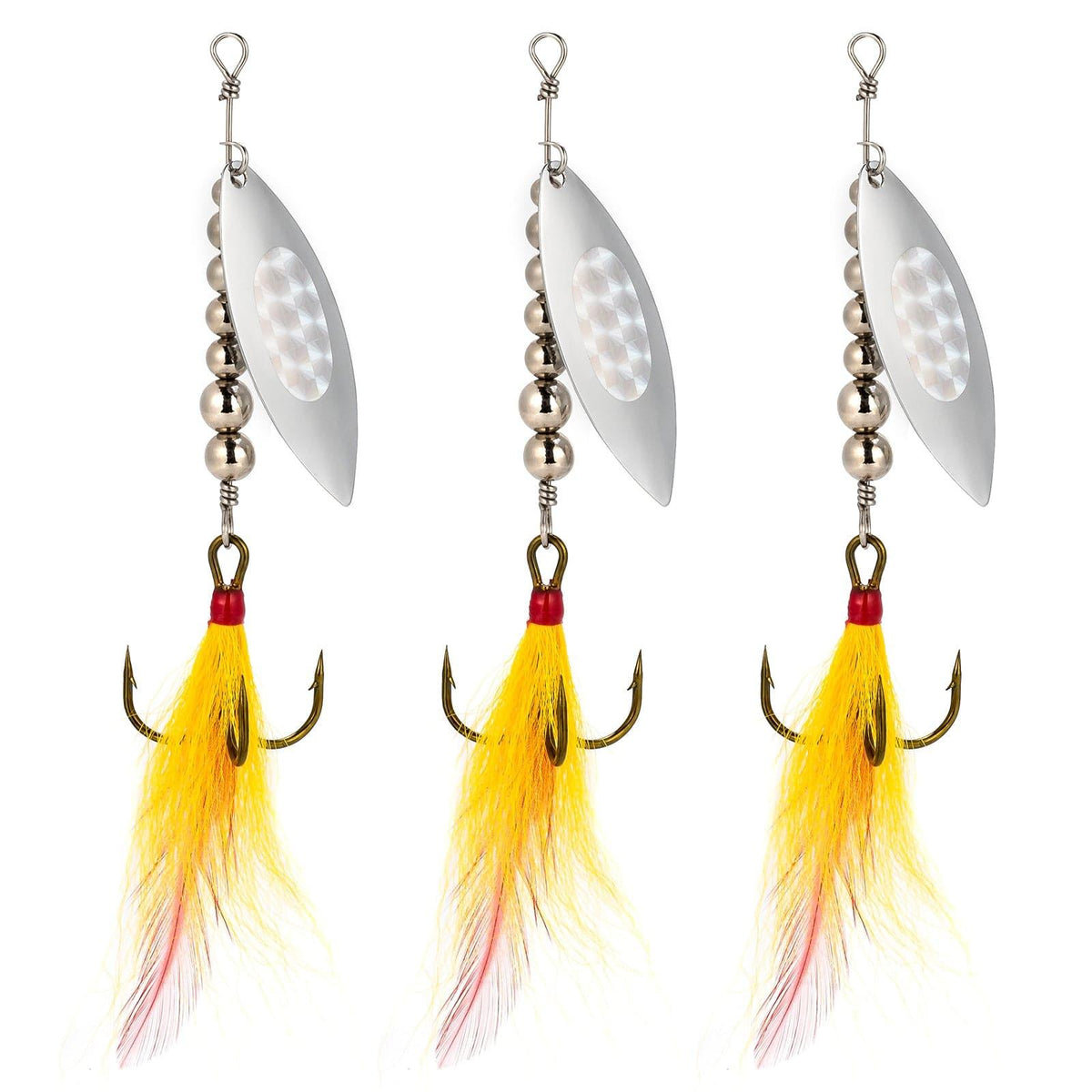 Dr.Fish 3pcs Musky Spinner Lures - Dr.Fish Tackles