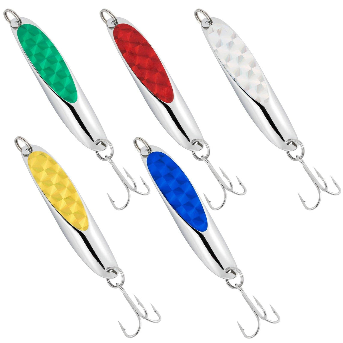 Dr.Fish 5pcs Fishing Spoon Lures 21g - Dr.Fish Tackles
