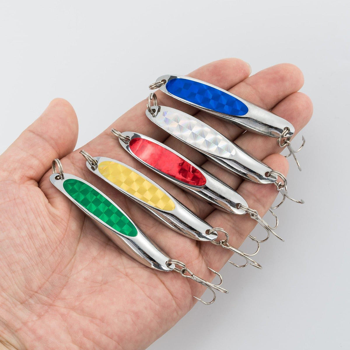 Dr.Fish 5pcs Fishing Spoon Lures 21g - Dr.Fish Tackles