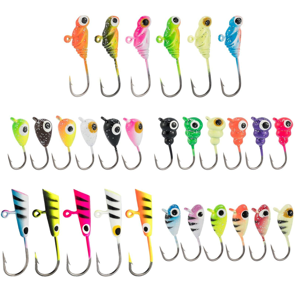 Dr.Fish Ice Fishing Jig Heads Kit - Dr.Fish Tackles