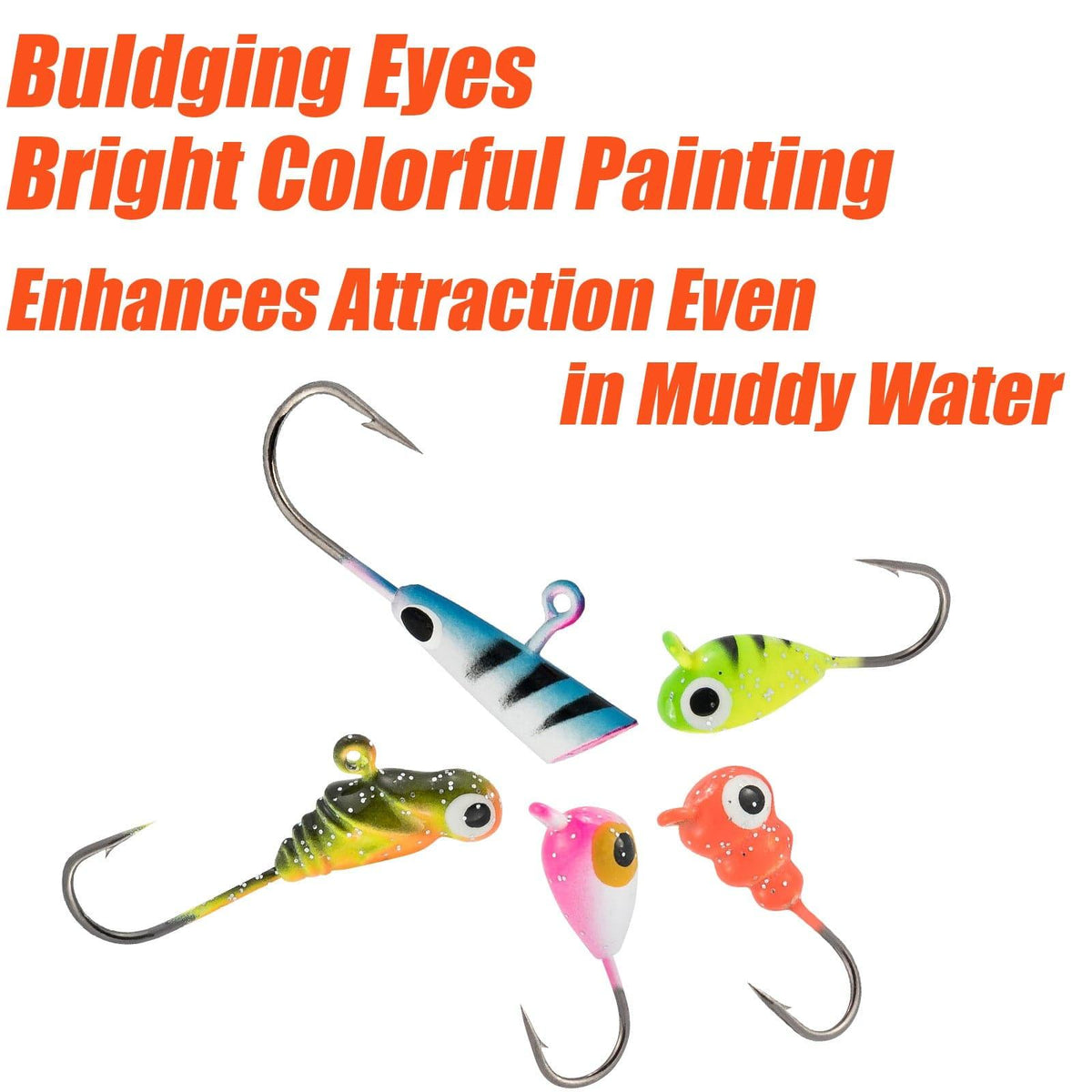 Dr.Fish Ice Fishing Jig Heads Kit - Dr.Fish Tackles