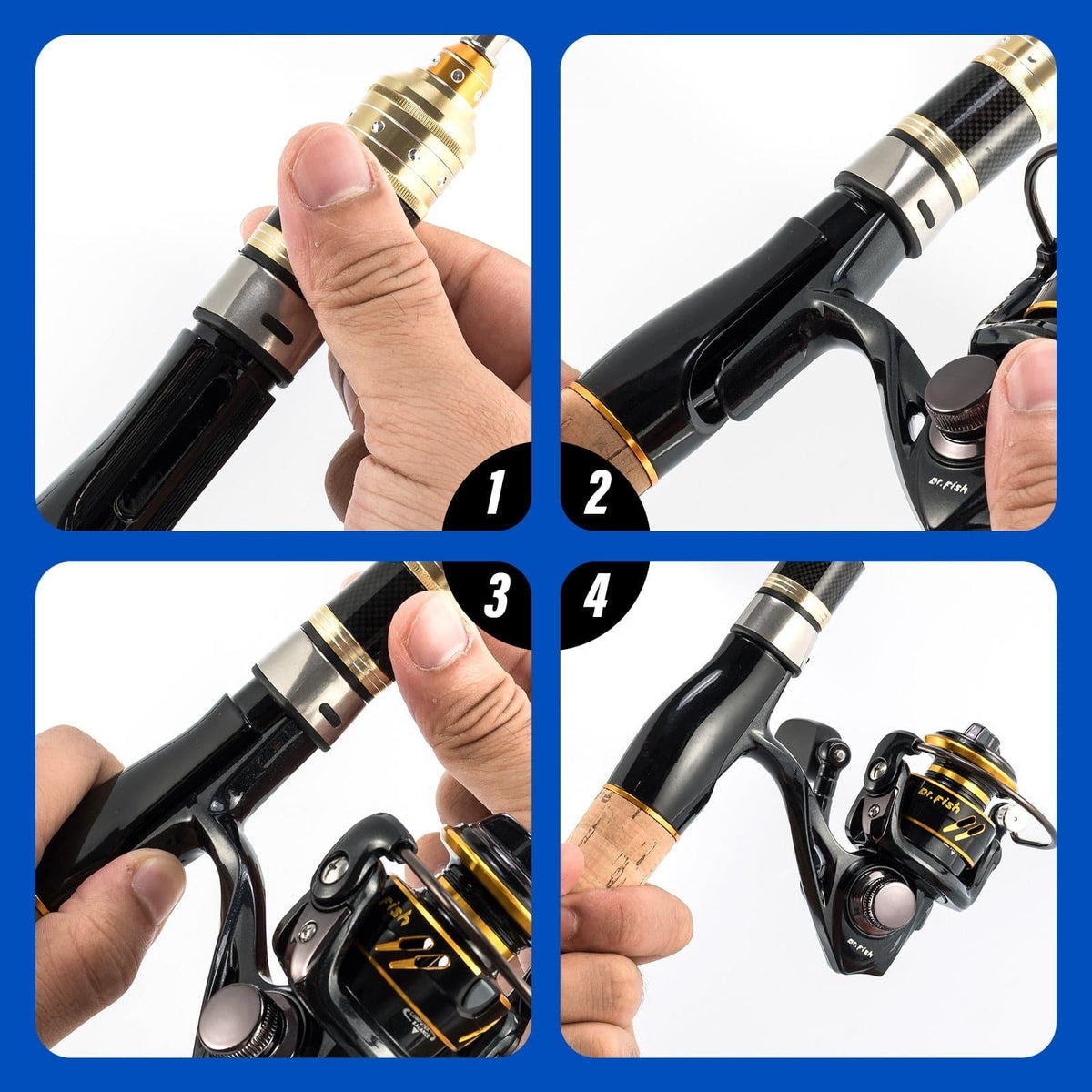 Dr.Fish 68pcs lce Fishing Combo - Dr.Fish Tackles