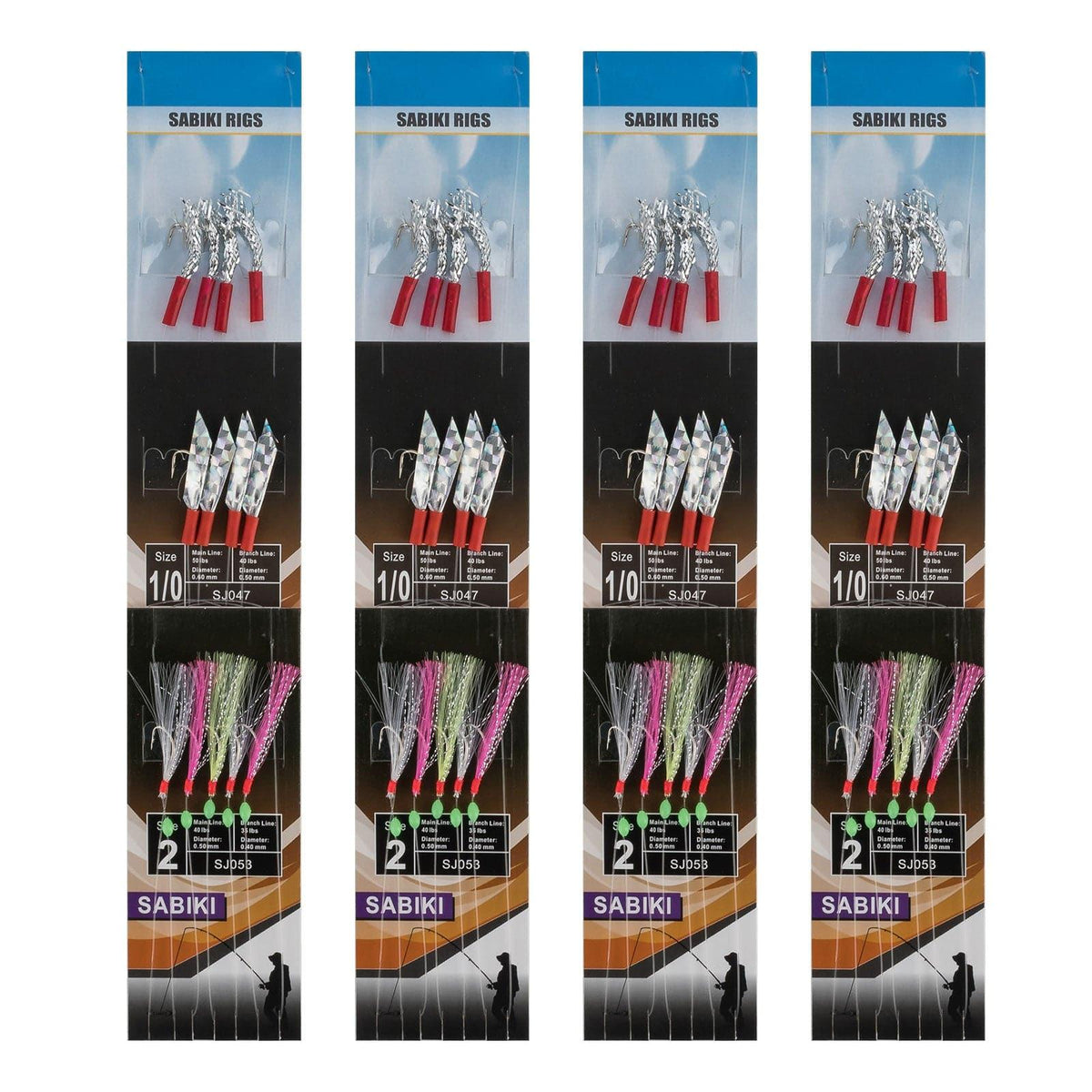 Dr.Fish Lot Mackerel Feather Rigs - Dr.Fish Tackles