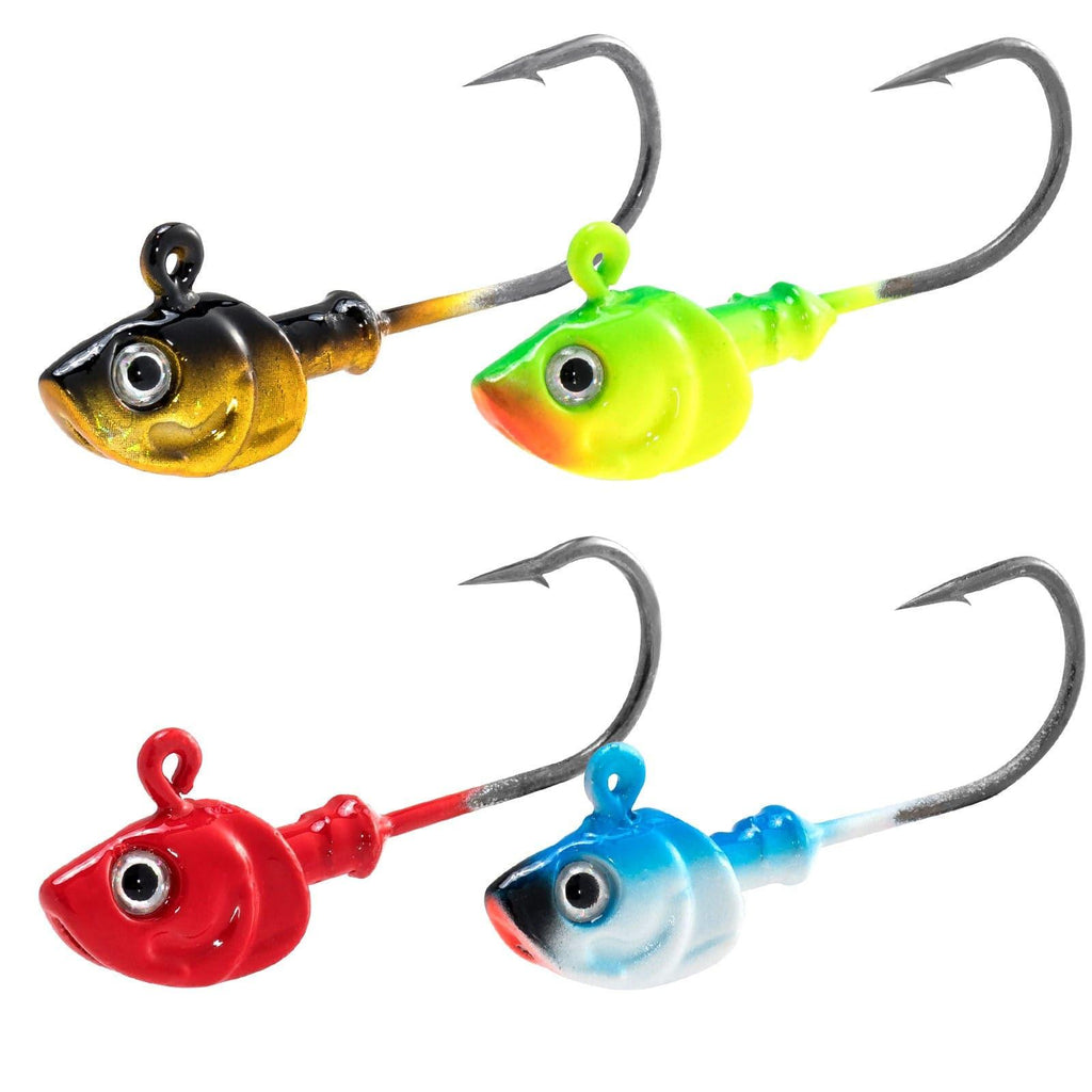 fish head lures Dr.Fish 10pcs Swimbait Jig Heads 3/8oz-1/2oz