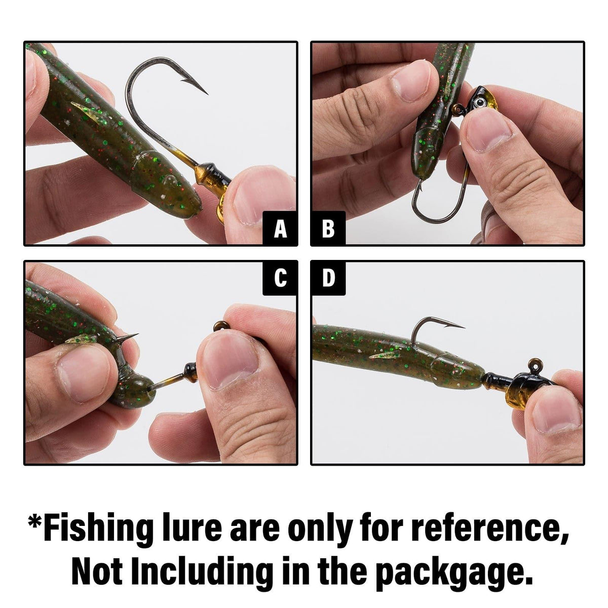 Dr.Fish 10pcs Swimbait Jig Heads 3/8oz-1/2oz - Dr.Fish Tackles
