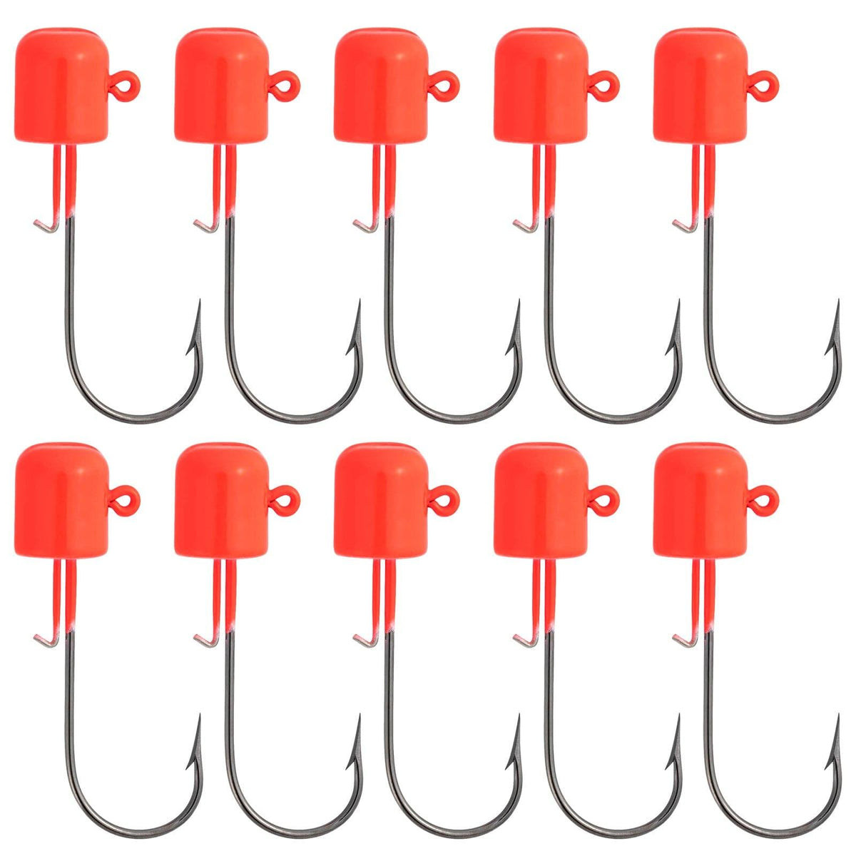 Dr.Fish Mushroom Worm Jig Heads 1/16oz-1/4oz - Dr.Fish Tackles