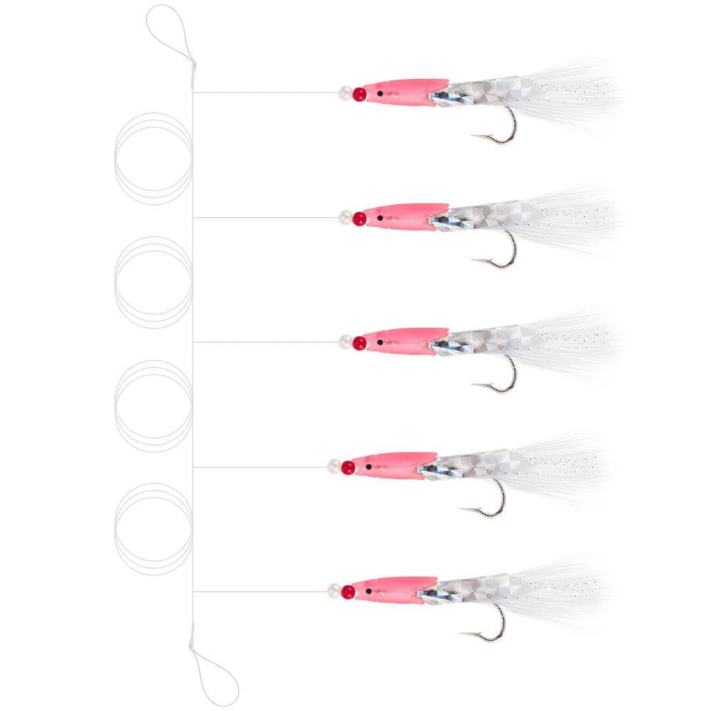 Dr.Fish 5/10 packs Mackerel Feathers Rigs - Dr.Fish Tackles
