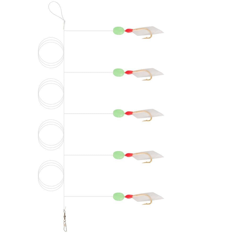 Dr.Fish 5/10 packs Mackerel Feathers Rigs - Dr.Fish Tackles