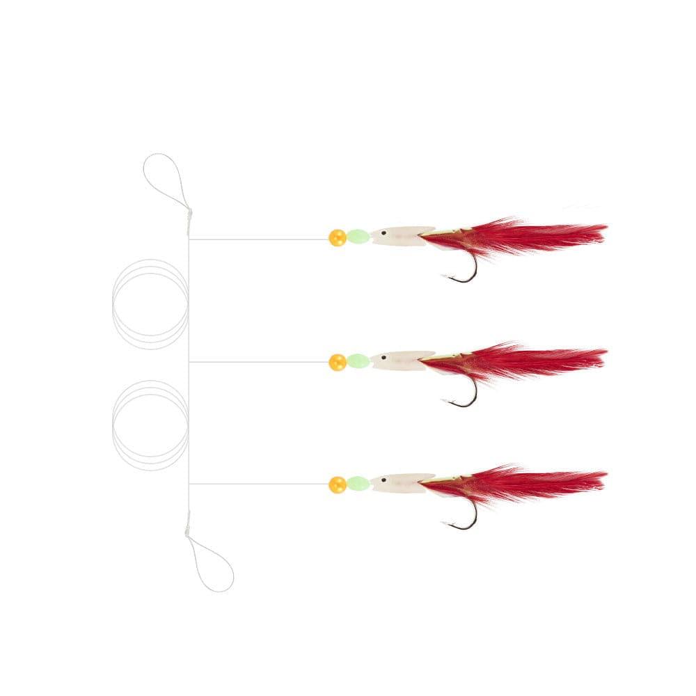 Dr.Fish 5/10 packs Mackerel Feathers Rigs - Dr.Fish Tackles
