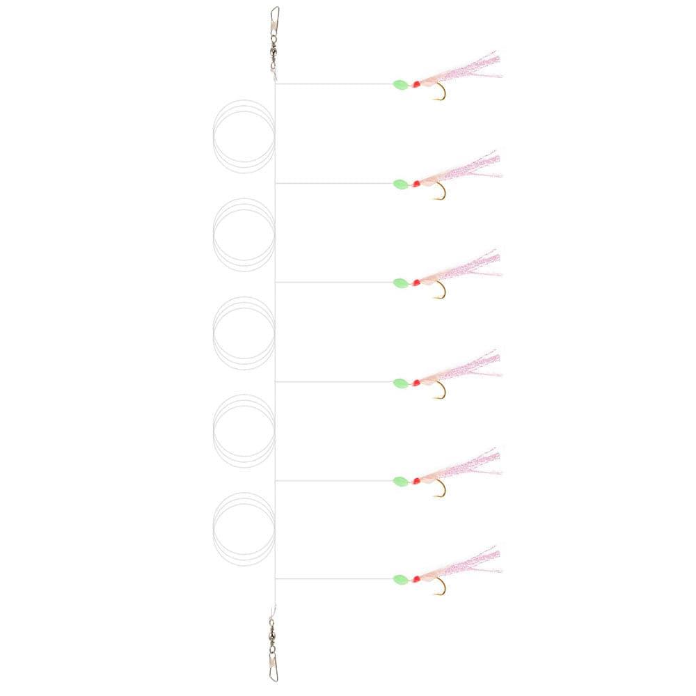 Dr.Fish 5/10 packs Mackerel Feathers Rigs - Dr.Fish Tackles